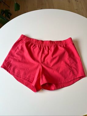 Columbia PFG Pink Elastic Waist Shorts